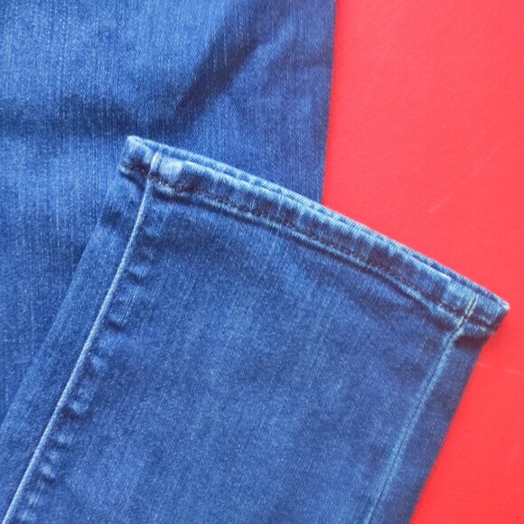 Eddie Bauer jeans slim straight slightly curvy regular blue women's size 10 - Picture 9 of 11